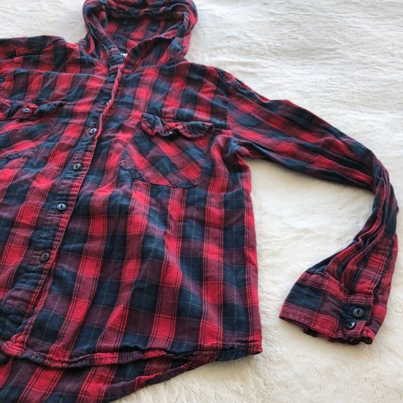 π3 for $15π Comfy Hooded Flannel - Picture 6 of 12